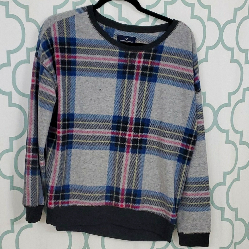 Plaid sweatshirt
